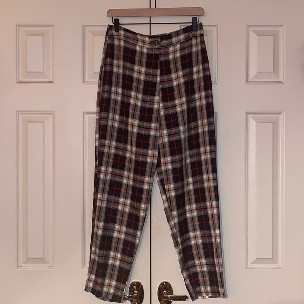 Nasty Gal Plaid Pants